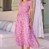 S21A Sale Della Dress In Rose Spot 2 S21A Sale Della Dress In Rose Spot