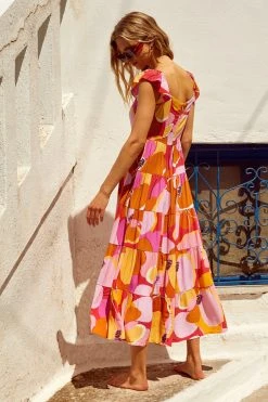 S21A Gabrielle Dress In Kea Sale