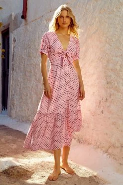 S21A Sale Hazel Dress In Lychee