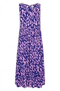 S21A Sale Olivia Midi Tie Dress In Azure