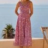 S21A Paris Dress In Rose Spot Sale