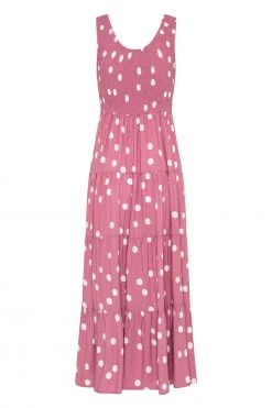S21A Paris Dress In Rose Spot Sale