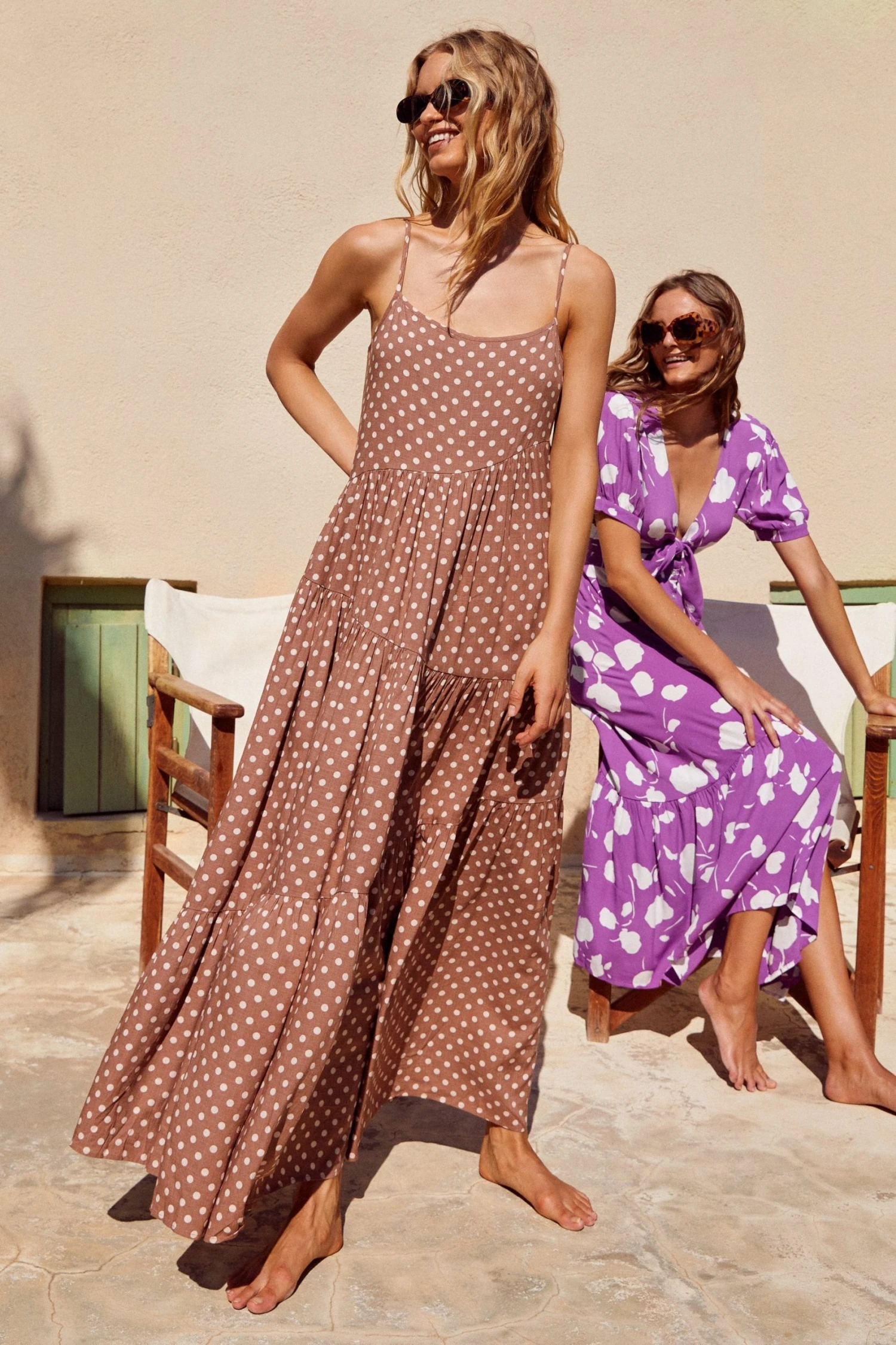 S21A Willow Dress In Cinnamon Spot 3 S21A Willow Dress In Cinnamon Spot