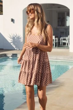 S21A Sale Winifred Mini Dress In Cinnamon Spot