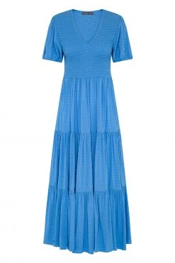 S21B Sale Cecile Summer Maxi Dress In Ocean