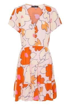 S21B Frankie Mini Dress In Pink Camellia