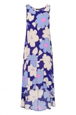 S21B Lillian Dress In Blue Camellia