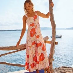 S21B Maisie Dress In Pink Camellia Sale