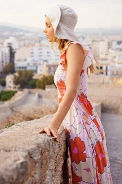 S21B Phoebe Dress In Pink Camellia