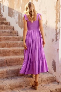 S21B Savannah Tie Dress In Iris Sale