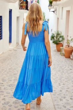 S21B Sale Savannah Tie Dress In Ocean