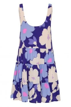 S21B Winifred Mini Dress In Blue Camellia