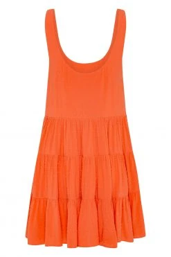 S21B Winifred Mini Dress In Coral Sale