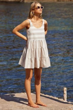 S21B Winifred Mini Dress In Sailor Stripe