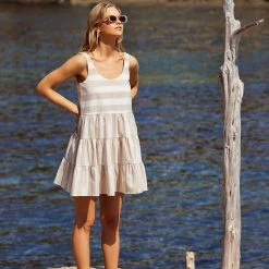 S21B Winifred Mini Dress In Sailor Stripe