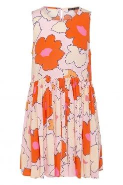 S21B Zoe Mini Dress In Pink Camellia Sale