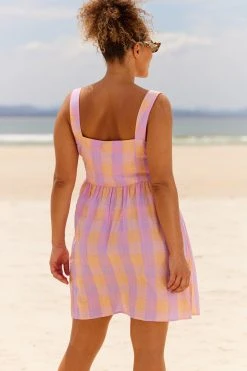 S21C Edie Dress In Cube Sale