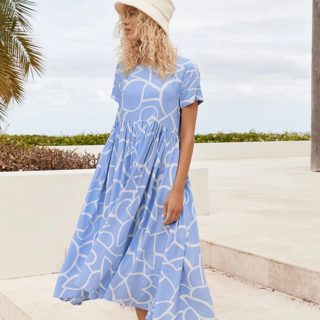 S21C Spring Zoe Dress In Whitsundays Sale