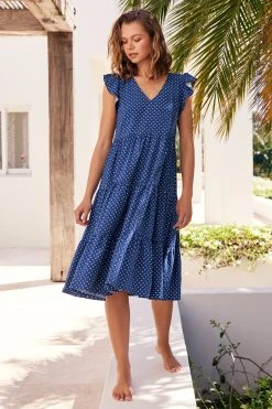 S21C Heidi Midi Dress In Nassau Sale