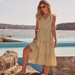 S21C Sale Heidi Midi Dress In San Pedro