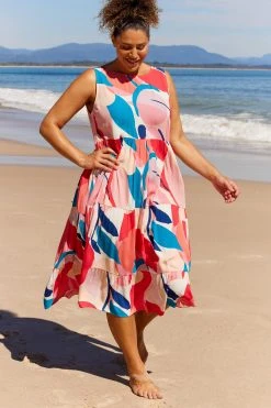 S21C Olivia Midi Tie Dress In Tulum Sale 12 S21C Olivia Midi Tie Dress In Tulum Sale