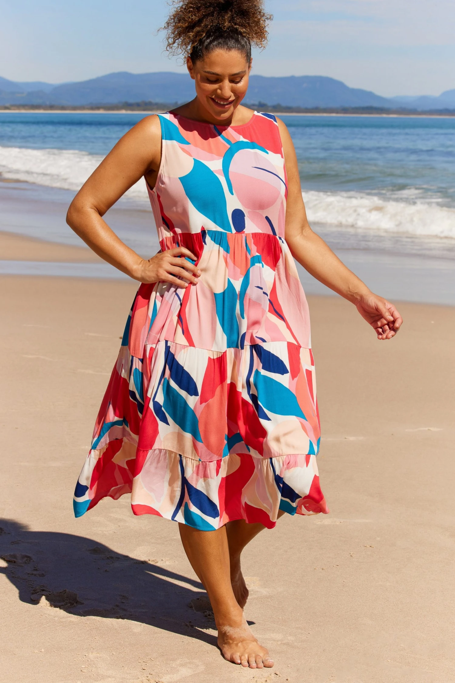 S21C Olivia Midi Tie Dress In Tulum Sale 6 S21C Olivia Midi Tie Dress In Tulum Sale