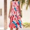 S21C Olivia Midi Tie Dress In Tulum Sale 1 S21C Olivia Midi Tie Dress In Tulum Sale
