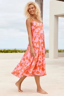 S21C Winifred Midi Dress In Costa Rica