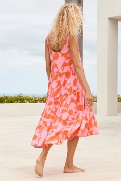 S21C Winifred Midi Dress In Costa Rica