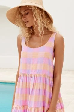 S21C Winifred Midi Dress In Cube Sale