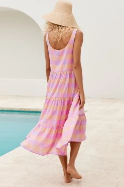 S21C Winifred Midi Dress In Cube Sale