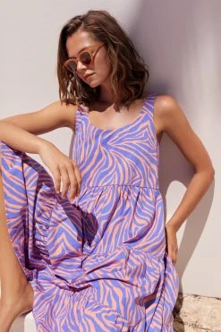 S21C Winifred Midi Dress In Mauritius Sale