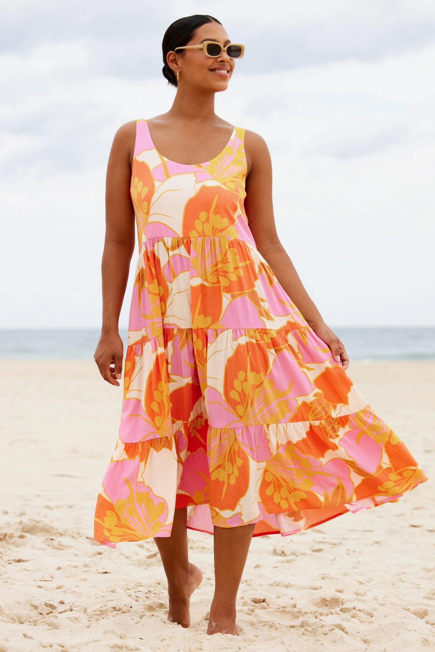 S21C Winifred Midi Dress In Tahiti 3 S21C Winifred Midi Dress In Tahiti