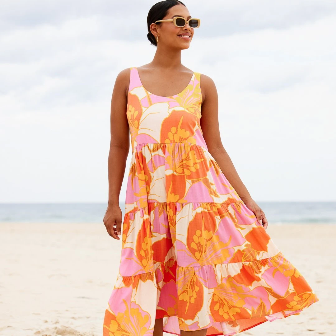 S21C Winifred Midi Dress In Tahiti 12 S21C Winifred Midi Dress In Tahiti