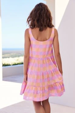 S21C Winifred Tall Dress In Cube