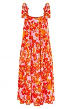 S21G Eliza Midi Dress In Caribbean Sale
