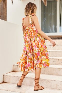 S21G Eliza Midi Dress In Havana