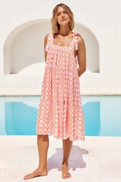 S21G Eliza Midi Dress In Santa Clara Sale