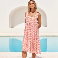 S21G Eliza Midi Dress In Santa Clara Sale