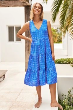 S21G Juniper Midi Dress In Maldives