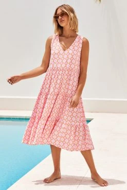 S21G Juniper Midi Dress In Santa Clara Sale