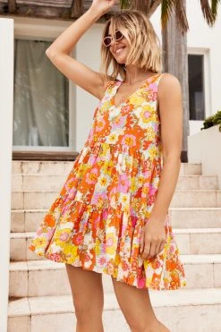 S21G Juniper Mini Dress In Havana