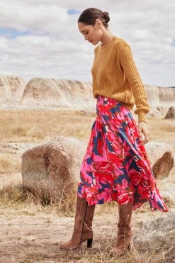 W22A Jane Jumper In Tumeric Tops