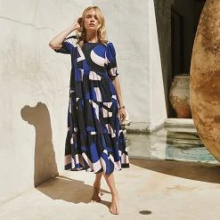 W22A Lottie Dress In Agave Dresses