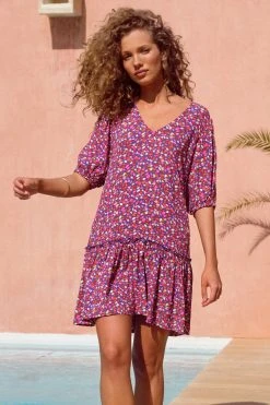 W22A Rosa Dress In River Birch Dresses