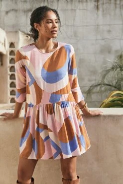 W22A Autumn Elsa Dress In Jacaranda Dresses