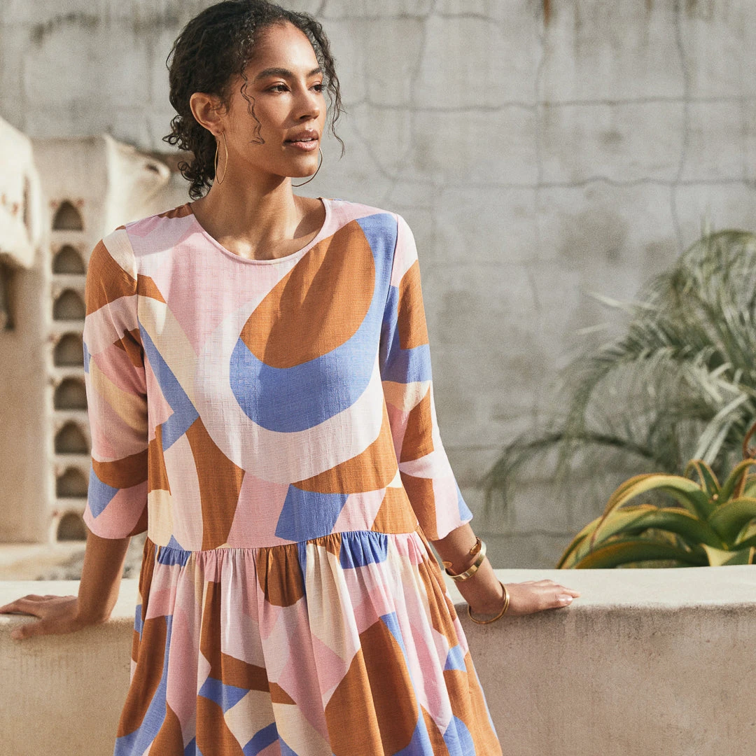 W22A Autumn Elsa Dress In Jacaranda Dresses 10 W22A Autumn Elsa Dress In Jacaranda Dresses