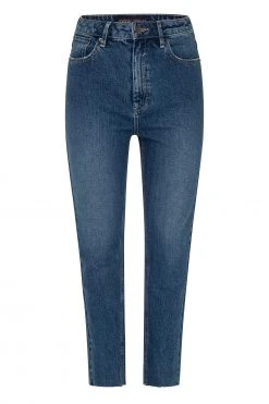 W22A Classic Mum Jeans In Dark Denim