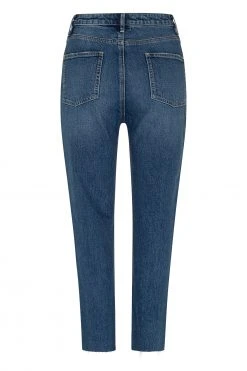 W22A Classic Mum Jeans In Dark Denim