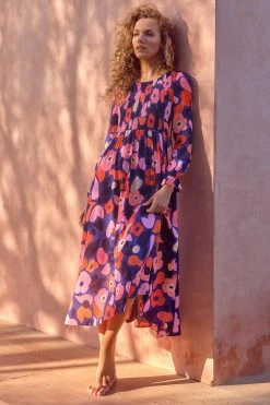 W22A Dahlia Dress In Juniper